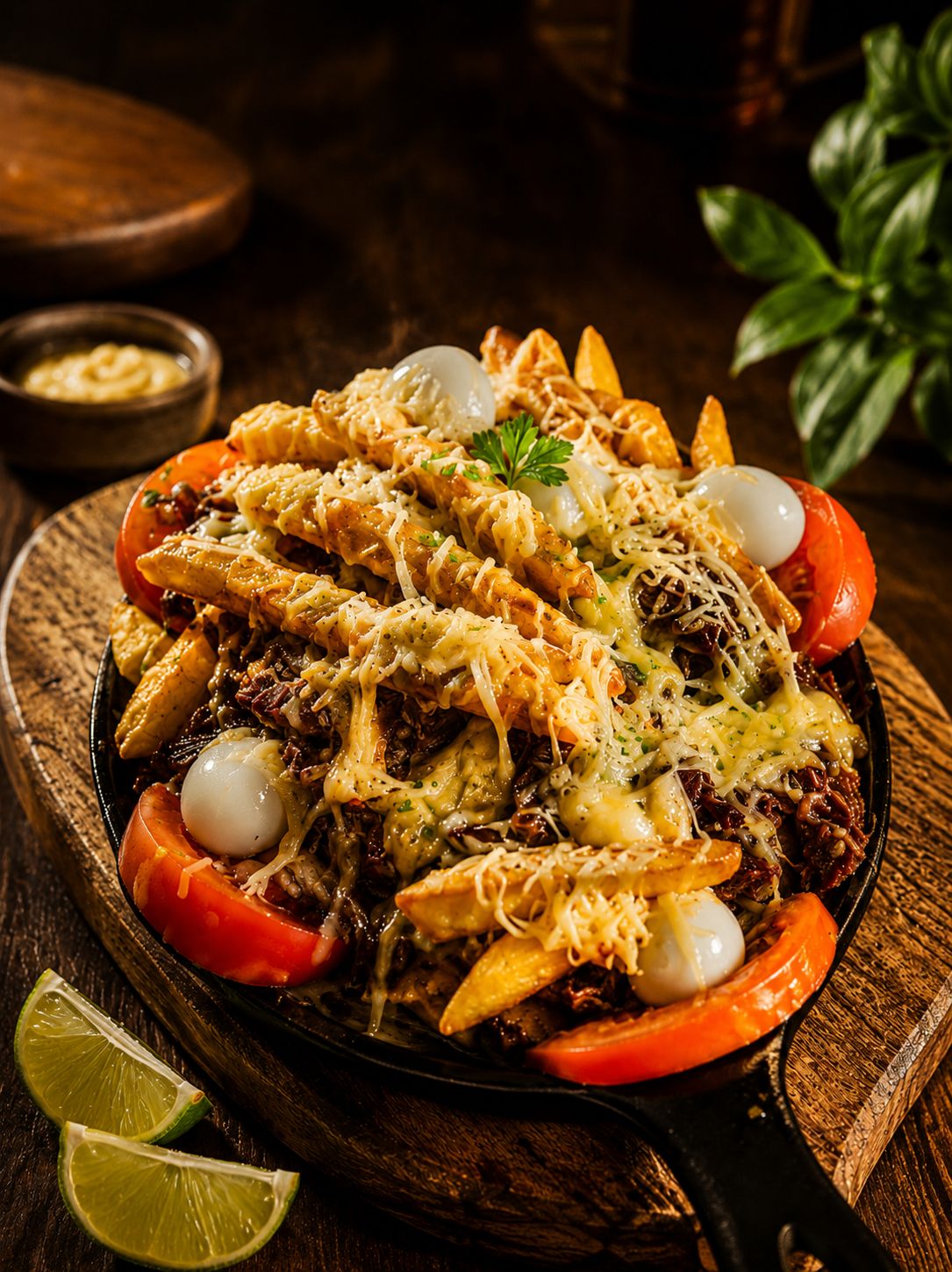 Carne de Sol Completa com Queijo